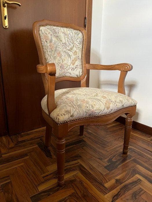 Fauteuil - Bois - Fauteuil vintage, Huis en Inrichting, Overige Huis en Inrichting