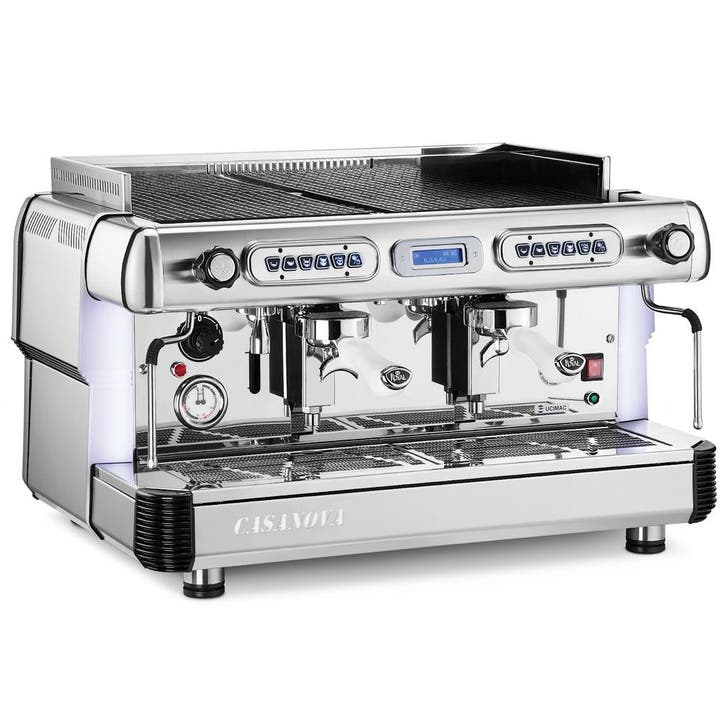 Espressomachine | CASANOVA | RVS | Automatisch | 2 Groepen, Zakelijke goederen, Horeca | Keukenapparatuur, Nieuw in verpakking