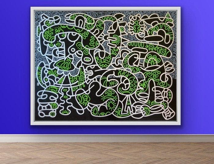 Frantisek Florian - GRAPA-DO XXL, Antiek en Kunst, Kunst | Schilderijen | Modern
