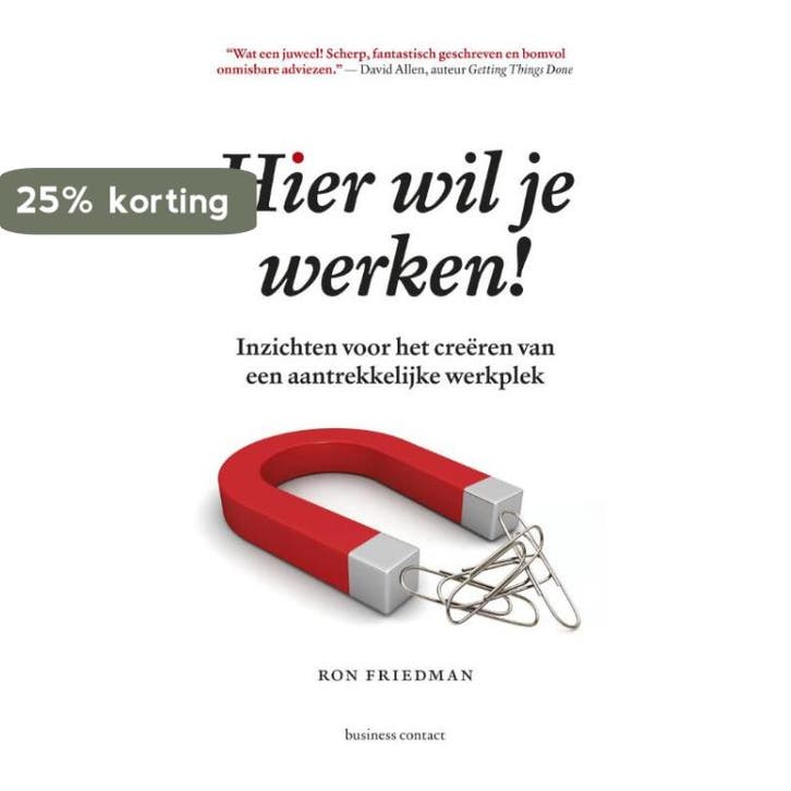 Hier wil je werken! 9789047009016 Ron Friedman, Livres, Économie, Management & Marketing, Envoi