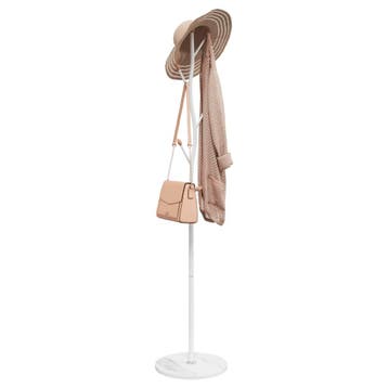 vidaXL Kapstok 177 cm gepoedercoat ijzer wit, Verzenden