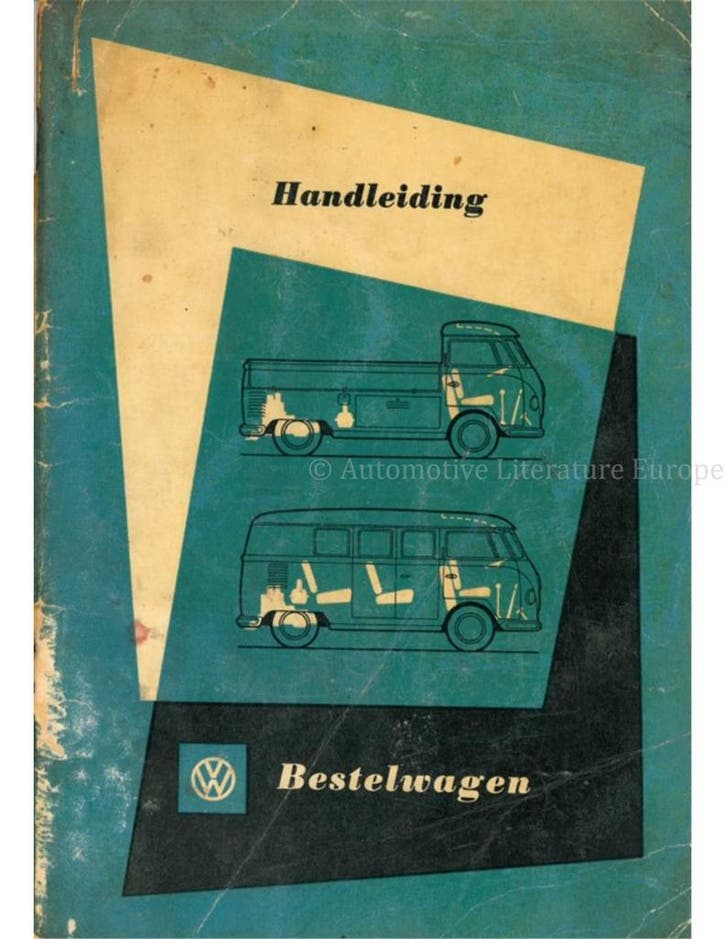 1955 VOLKSWAGEN T1 TRANSPORTER INSTRUCTIEBOEKJE NEDERLANDS, Autos : Divers, Modes d'emploi & Notices d'utilisation, Enlèvement ou Envoi