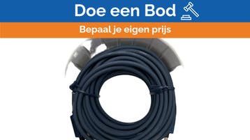Bieden: 15m Durable Fiber Optic Audio Cable with 3.5mm Adap, Ophalen of Verzenden
