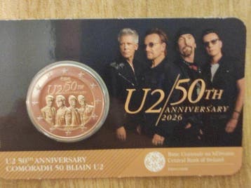 Ierland. 2 Euro 2026 U2 (3 coincards) (Zonder