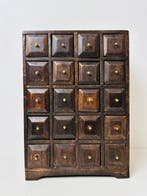 Ladekast - Oude Apothekerskastje - Hout, Messing