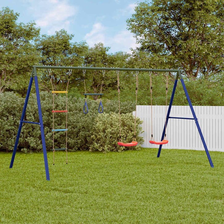vidaXL Schommelset met schommels, trapeze en ladder, Enfants & Bébés, Jouets | Extérieur | Aires de jeux, Envoi