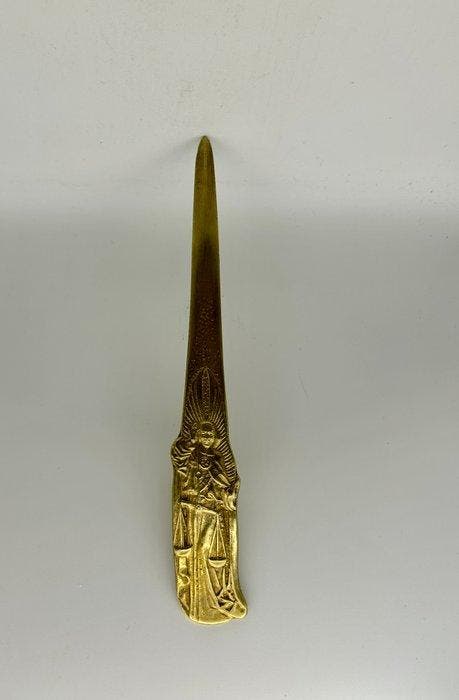 Max Le Verrier - Couteau à papier - Coupe-papier Balance -, Antiek en Kunst, Kunst | Designobjecten