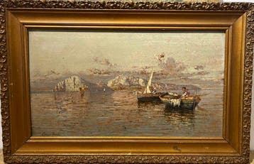 Giuseppe Carelli (1858–1921) - Capri vista da Massalubrense