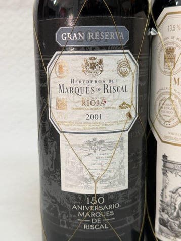 2001 Herederos del Marqués de Riscal Reserva - Rioja, Verzamelen, Nieuw