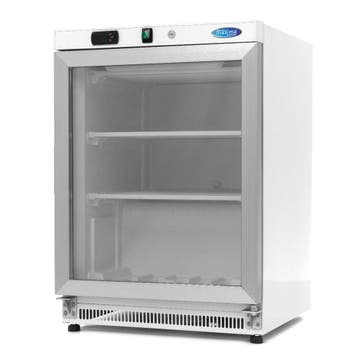 Congélateur - 200 L - blanc - avec porte en verre, Verzenden, Nieuw in verpakking