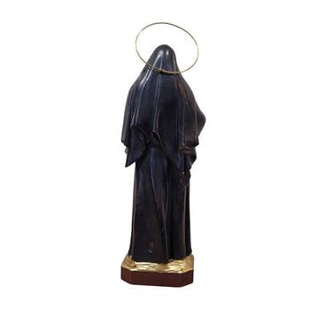 sculptuur, Santa Rita - 45 cm - Houtpasta