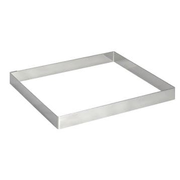 Vierkante vorm RVS | 20x20x2(h)cm De Buyer, Verzenden, Nieuw in verpakking