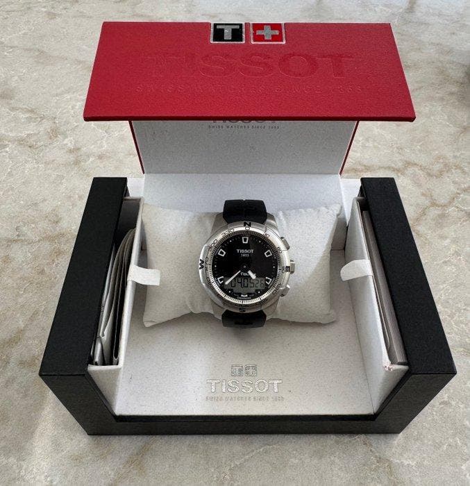 Tissot - T-Touch II - Sans prix de réserve -, Handtassen en Accessoires, Horloges | Heren