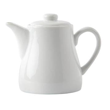 Theepotten | WHITEWARE | Porselein | Wit | 50cl | 4 Stuks |, Verzenden, Nieuw in verpakking