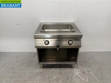 RVS Zanussi Bain marie 2 x 1/1 GN 400V Horeca, Articles professionnels, Ophalen of Verzenden