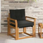 vidaXL 2 Stuk Buitensofa Massief Acacia Hout Naturel, Verzenden, Nieuw