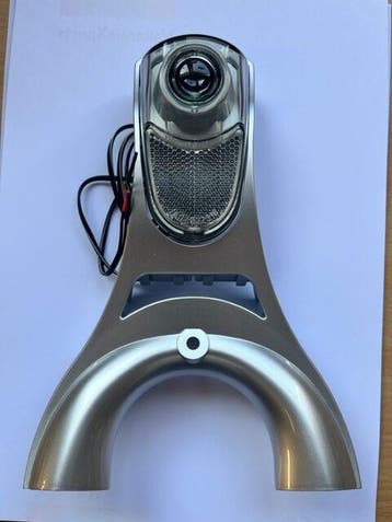 Koplamp naafdynamo voorvork montage, Fietsen en Brommers, Fietsaccessoires | Fietsverlichting, Verzenden, Nieuw