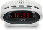 Wekkerradio - Digitale wekker - Alarmklok - Wit - Ices •, Verzenden