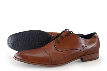 Bugatti Veterschoenen in maat 46 Cognac, Kleding | Heren, Bugatti, Overige kleuren, Verzenden, Zo goed als nieuw