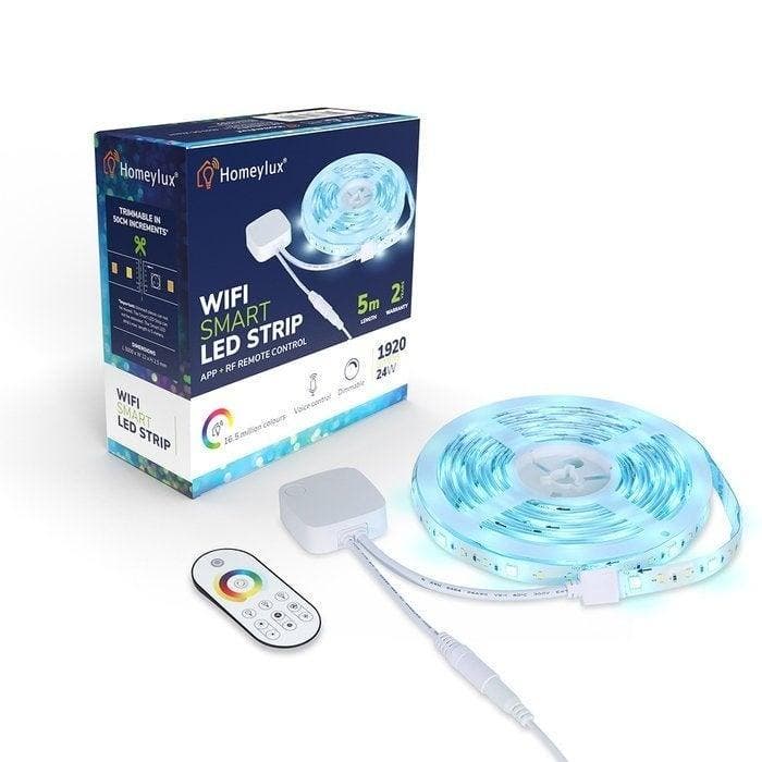 Smart LED Strip  5 meter IP65 | RGB | Dimbaar, Maison & Meubles, Lampes | Spots, Envoi