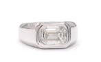 Zonder minimumprijs - Ring - 14 karaat Witgoud - 2.00ct. tw., Nieuw