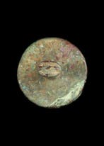 West-Aziatisch Brons Grote ronde stempel (Zonder, Antiek en Kunst