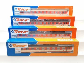 Roco H0 - 44851/44852/44853 - Modeltrein personenwagen (4) -