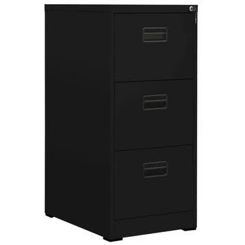 Archiefkast Zwart -63% Retour deal! Weg is pech, Verzenden