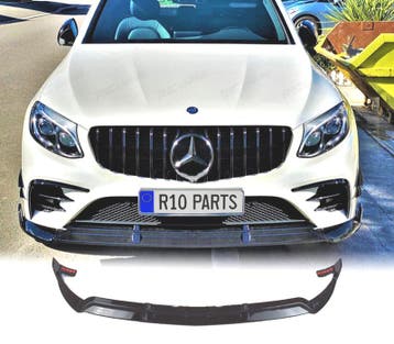 SPOILER LAME DE PARE-CHOCS AVANT MERCEDES GLC X253 15-18 NOI, Verzenden