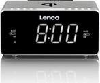 Wekkerradio - Digitale wekker - Alarmklok - Zilver - Lenco -, Verzenden, Nieuw