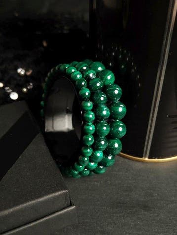 Collection précieuse de malachite - Teinte verte intense- 86