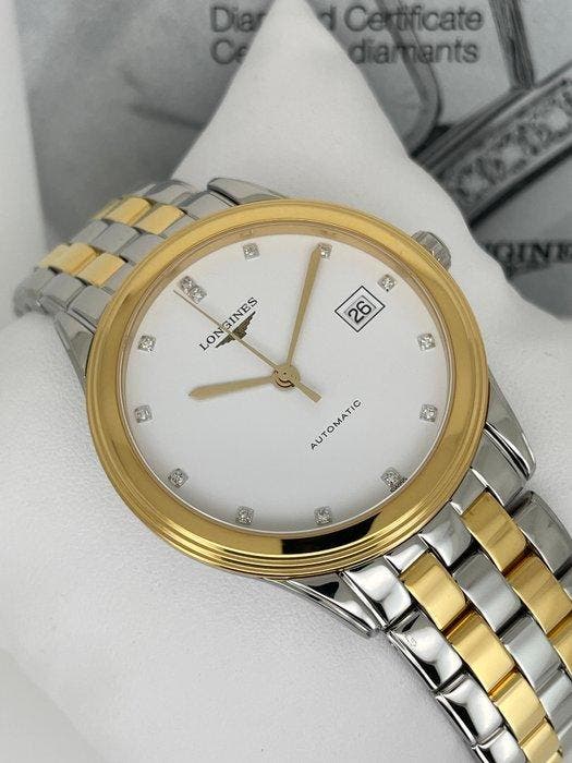 Longines - Flagship Classic 38.5 Diamonds Automatic -, Bijoux, Sacs & Beauté, Montres | Hommes
