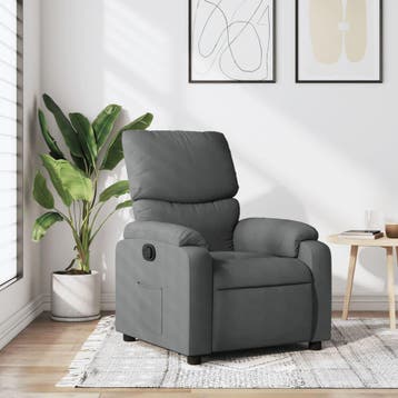 Fauteuil grijs, 47% korting. Retour deal, weg is weg!, Huis en Inrichting, 125 tot 150 cm, Verzenden, Zo goed als nieuw, 75 tot 100 cm