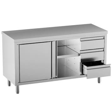 Werkbank | STANDARD LINE EVO | RVS | Schuifdeuren + Laden, Verzenden, Nieuw in verpakking