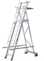 Easyflex magazijntrap 8 treden, Trap, Nieuw, Ophalen of Verzenden, Opvouwbaar of Inschuifbaar