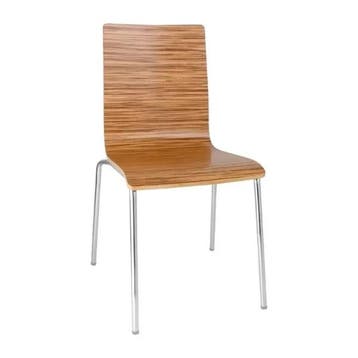 Stoelen | Hout/Staal | Hout (Eiken) | Grijze Poten | Indoor, Verzenden, Nieuw in verpakking