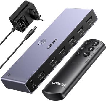 HDMI 2.1 Switch 8K 5-poorts | Tweede kansje | OP = OP, Verzenden, Nieuw