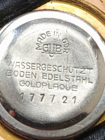 GUB Glashütte - Vintage watch. Cal. 09-20 - 17 rubies. -