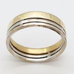 Bague - 18 carats Or blanc, Or jaune