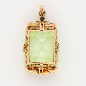 Pendentif - 14 carats Or jaune Spinelle