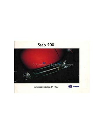 1993 SAAB 900 INSTRUCTIEBOEKJE NEDERLANDS, Ophalen of Verzenden