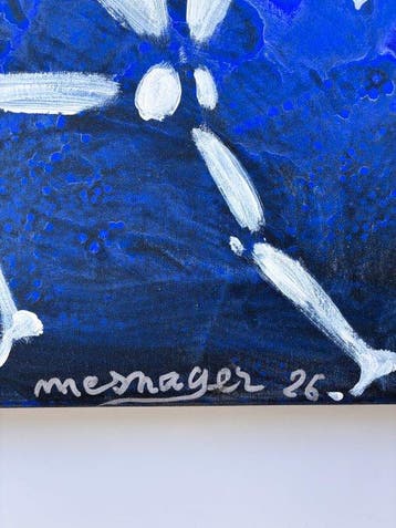 Jérôme Mesnager (1961) - Lhomme en blanc 2026, peinture