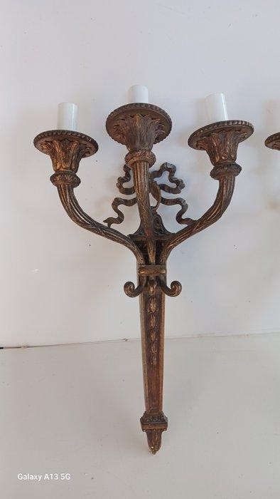 Applique murale (2) - Bronze, Antiek en Kunst, Antiek | Overige Antiek