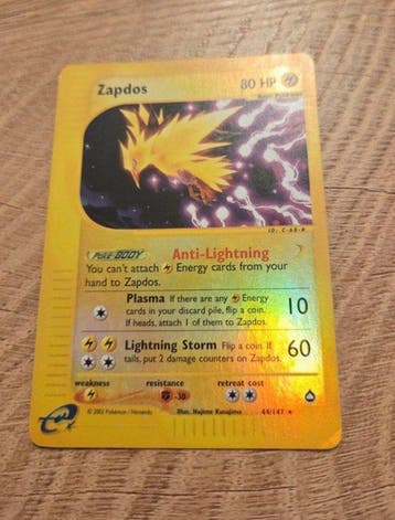Pokémon - 1 Card - Zapdos 26/144 Holo - Various sets