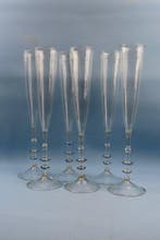 Jos Böhm (1922-1992) - Champagneglas (6) - Glas - Façon de, Antiek en Kunst