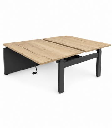 Duo Bureau Met Wang - Luxe Uitstraling - Refurbished Ahrend, Verzenden