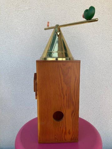 Riccardo Dalisi - Koffiemolen - Hout, Messing - Alessi