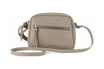 Tamaris Crossbodytas Beige, Handtassen en Accessoires, Tassen | Damestassen, Verzenden, Zo goed als nieuw, Beige