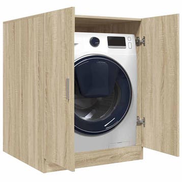vidaXL Wasmachinekast 70,5x71,5x91,5 cm sonoma eikenkleurig, Verzenden
