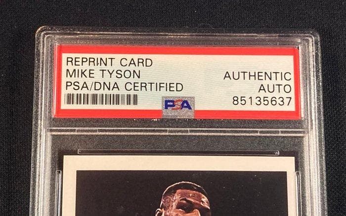 2023 Trading Card Mike Tyson Hand Signed - PSA - 1 Graded, Verzamelen, Stickers